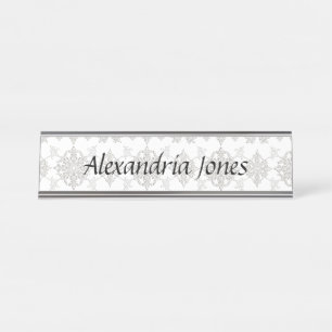 Rococo Lace Nameplate 