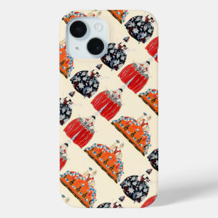 ROCOCO LADY ART DECO BEAUTY FASHION COSTUME DESIGN iPhone 15 CASE