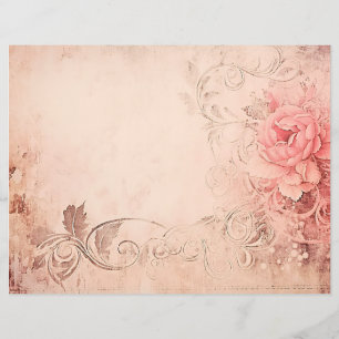 Rococo Love Letter Scrapbook Paper