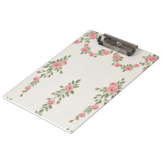Rococo pattern clipboard