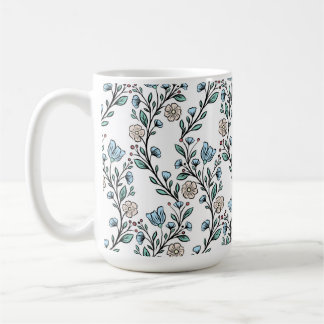 Rococo pattern coffee mug