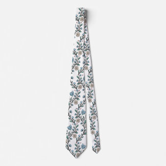 Rococo pattern tie