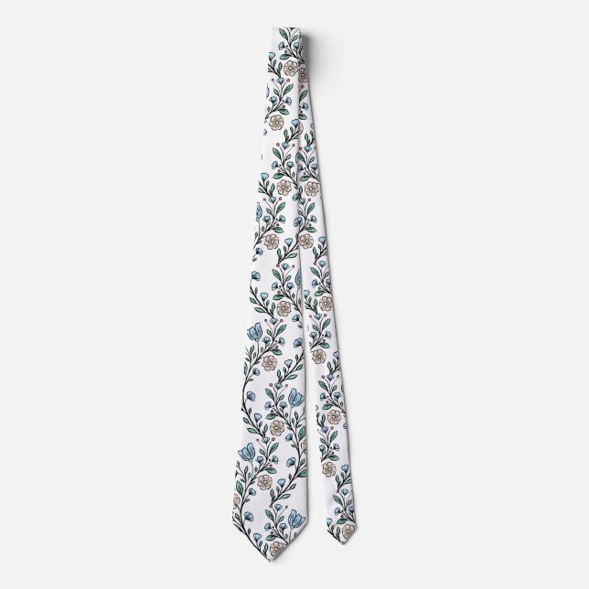 Rococo pattern tie (Front)
