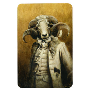 Rococo Ram Flexible Magnet
