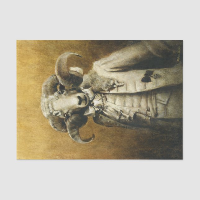 Rococo Ram Tissue Paper (Front)