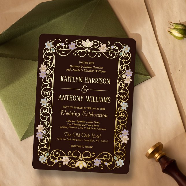 Rococo Revival Elegant Vintage Floral Wedding (Creator Uploaded)