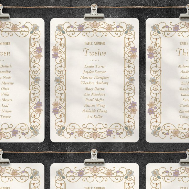 Rococo Revival Elegant Vintage Floral Wedding Invitation (Creator Uploaded)