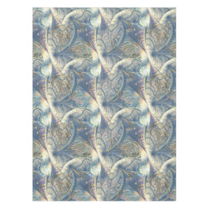 Rococo Rich Pattern design with Gold Relief Tablecloth