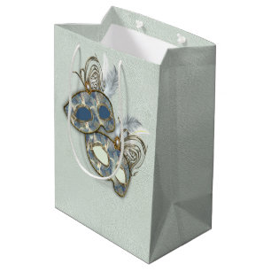 Rococo Rich Pattern design with Masks Medium Gift Bag