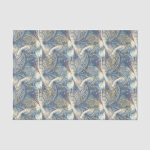 Rococo Rich Romantic Gold Reliefs Tissue Paper