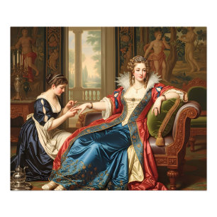 Rococo Secrets: Regal Beauty in a Palace Setting ( Photo Print