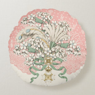 Rococo Shabby Chic Decor Throw Pillows Hydrangea