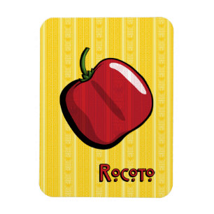 Rocoto Chili Pepper Flexible Magnet