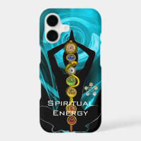 ROD ASCLEPIUS,7 CHAKRAS YOGA LOTUS POSE Bleu