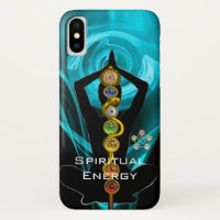 ROD ASCLEPIUS,7 CHAKRAS YOGA LOTUS POSE Blue