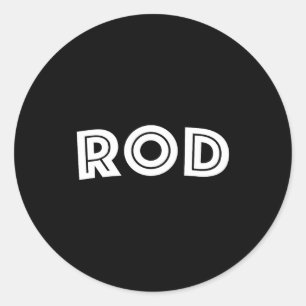 Rod  classic round sticker