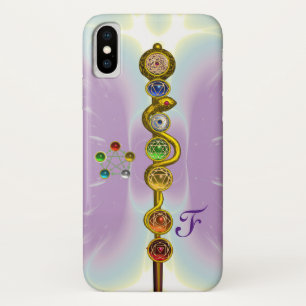 ROD OF ASCLEPIUS 7 CHAKRAS,YOGA ,SPIRITUAL ENERGY Case-Mate iPhone CASE