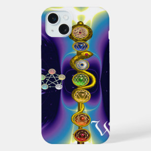 ROD OF ASCLEPIUS 7 CHAKRAS,YOGA ,SPIRITUAL ENERGY iPhone 15 PLUS CASE