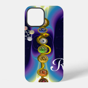 ROD OF ASCLEPIUS 7 CHAKRAS,YOGA ,SPIRITUAL ENERGY iPhone 12 CASE