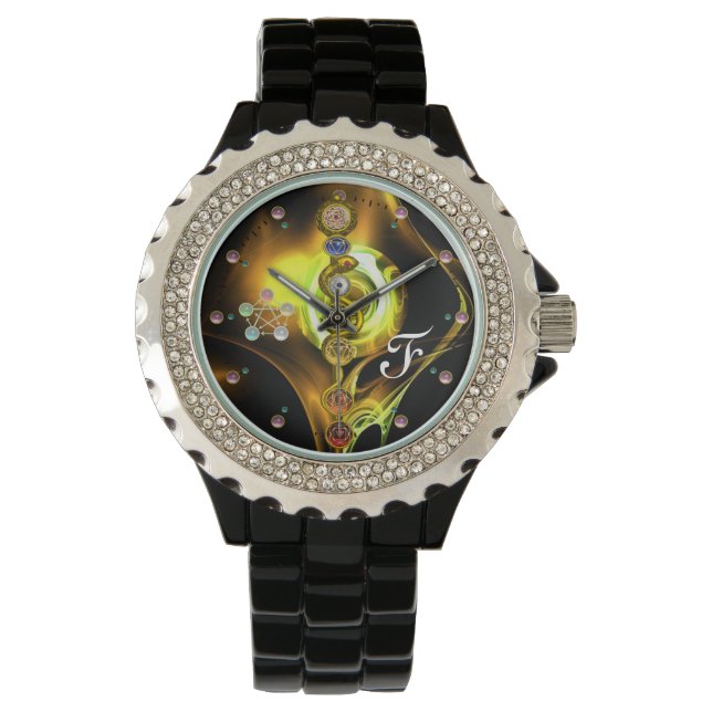 ROD OF ASCLEPIUS 7 CHAKRAS,YOGA ,SPIRITUAL ENERGY WATCH (Front)