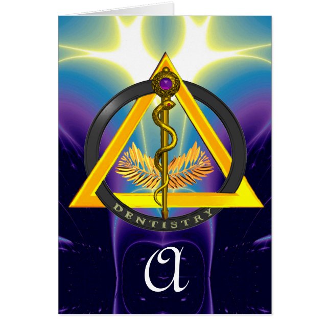 ROD OF ASCLEPIUS DENTIST DENTISTRY (Front)