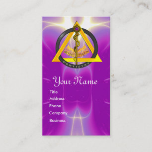 ROD OF ASCLEPIUS DENTIST DENTISTRY APPOINTMENT CARD