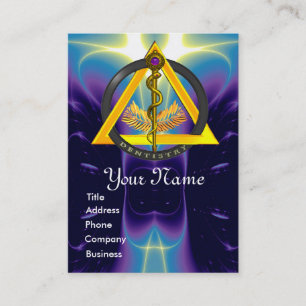 ROD OF ASCLEPIUS DENTIST DENTISTRY APPOINTMENT CARD