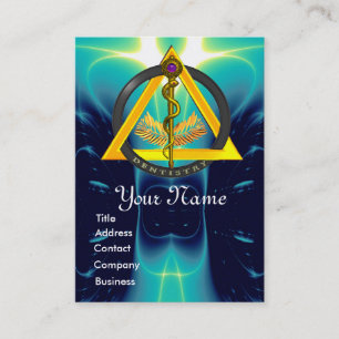 ROD OF ASCLEPIUS DENTIST DENTISTRY APPOINTMENT CARD