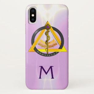 ROD OF ASCLEPIUS DENTIST DENTISTRY MONOGRAM Case-Mate iPhone CASE