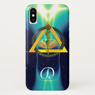 ROD OF ASCLEPIUS DENTIST DENTISTRY MONOGRAM Case-Mate iPhone CASE
