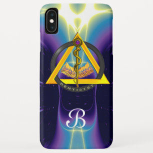 ROD OF ASCLEPIUS DENTIST DENTISTRY MONOGRAM iPhone XS MAX CASE