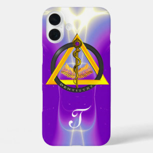 ROD OF ASCLEPIUS DENTIST DENTISTRY MONOGRAM iPhone 16 PLUS CASE