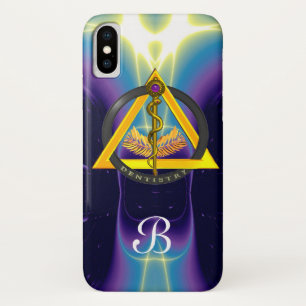 ROD OF ASCLEPIUS DENTIST DENTISTRY MONOGRAM Case-Mate iPhone CASE