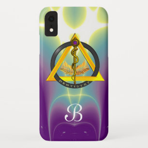 ROD OF ASCLEPIUS DENTIST DENTISTRY MONOGRAM iPhone XR CASE