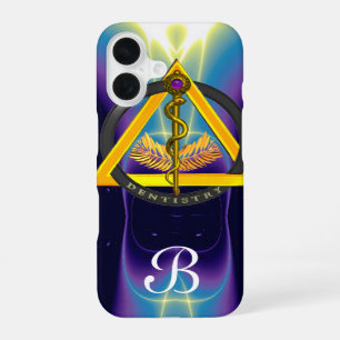 ROD OF ASCLEPIUS DENTIST DENTISTRY MONOGRAM iPhone 16 CASE