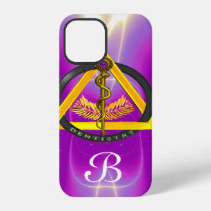 ROD OF ASCLEPIUS DENTIST DENTISTRY MONOGRAM iPhone 12 CASE