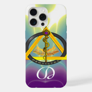 ROD OF ASCLEPIUS DENTIST DENTISTRY MONOGRAM iPhone 15 PRO MAX CASE
