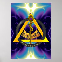 ROD OF ASCLEPIUS DENTIST DENTISTRY SYMBOL