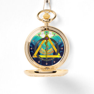 ROD OF ASCLEPIUS DENTIST DENTISTRY SYMBOL, Teal Watch