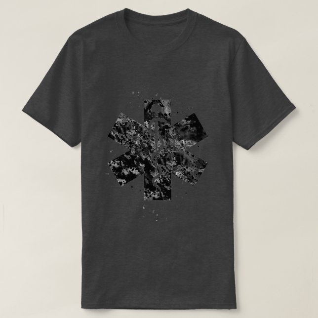 Rod of Asclepius T-Shirt (Design Front)