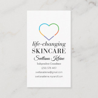 Rodan and Fields PC Perks Program Business Card