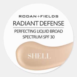 Rodan and Fields Radiant Defence Stickers | Shell