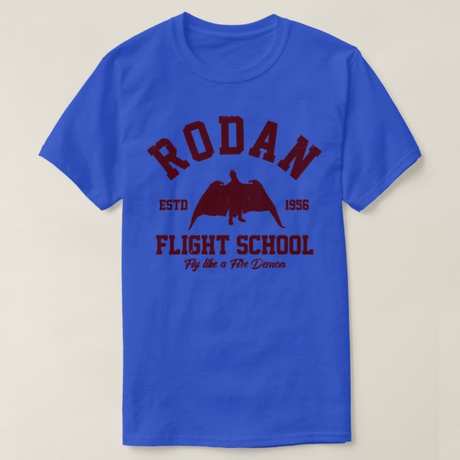 RODAN FLIGHT SCHOOL T-Shirt (Design Front)