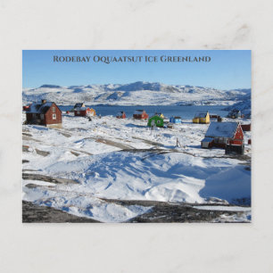 Rodebay Oqaatsut Greenland Postcard