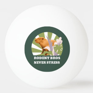 Rodent Bros Never Stress Capybara Ping Pong Ball