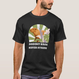 Rodent Bros Never Stress Capybara T-Shirt