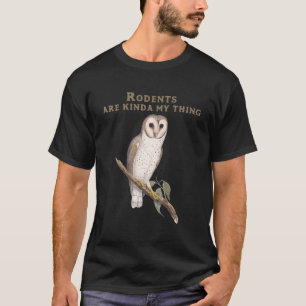 Rodents Are Kinda My Thing White Masked Ghost Barn T-Shirt