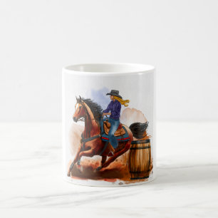 Rodeo Barrel Racing Coffee Mug