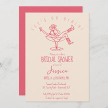 RODEO Bridal Shower Funky hand drawn