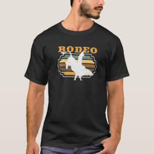 Rodeo Bull Riding Vintage Retro Country Western Ra T-Shirt
